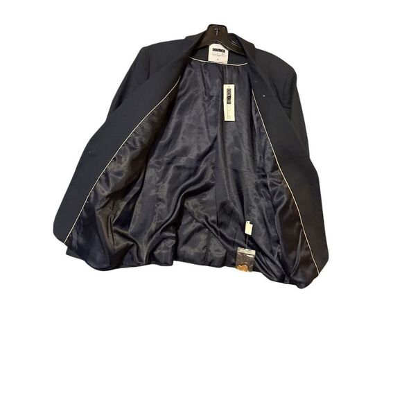 Men's XL Black  Blazer Gold Buttons Formal Classic Fit - Picture 5 of 9